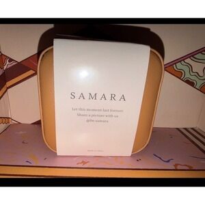 SAMARA Tan Faux‎ Leather Jewelry Travel Case Organizer Box